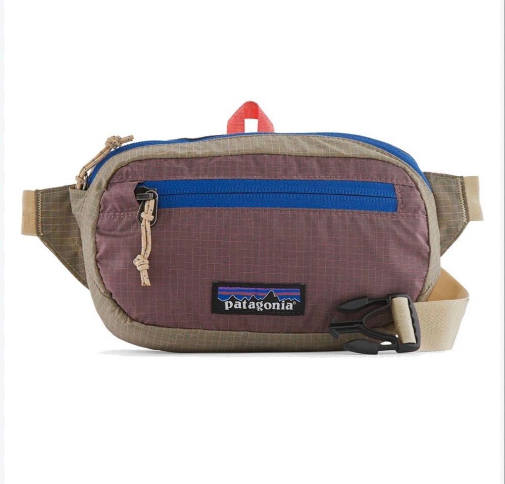 Patagonia Ultralight Black Hole Mini Hip Pack in the Husk Tan